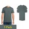 Gildan Unisex Blank Dark Heather T-Shirts for DIY Projects, Softstyle Shirt Multi Pack Tee